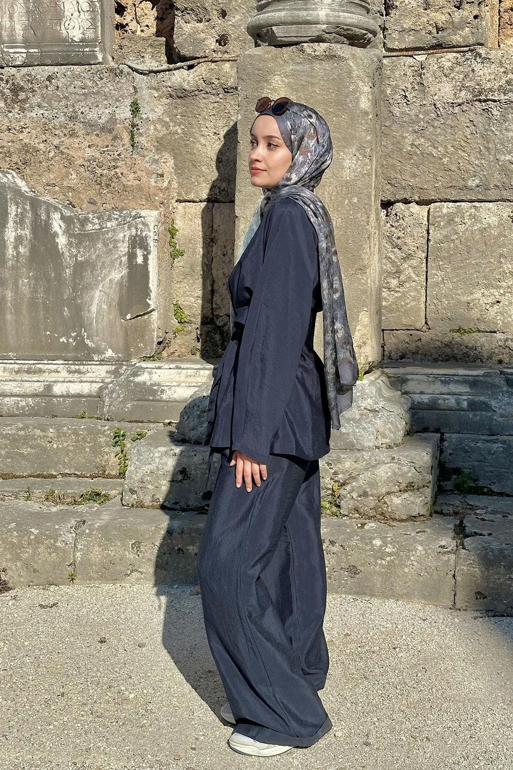 BAĞLAMA DETAYLI TAKIM 31-3314 - LACİVERT