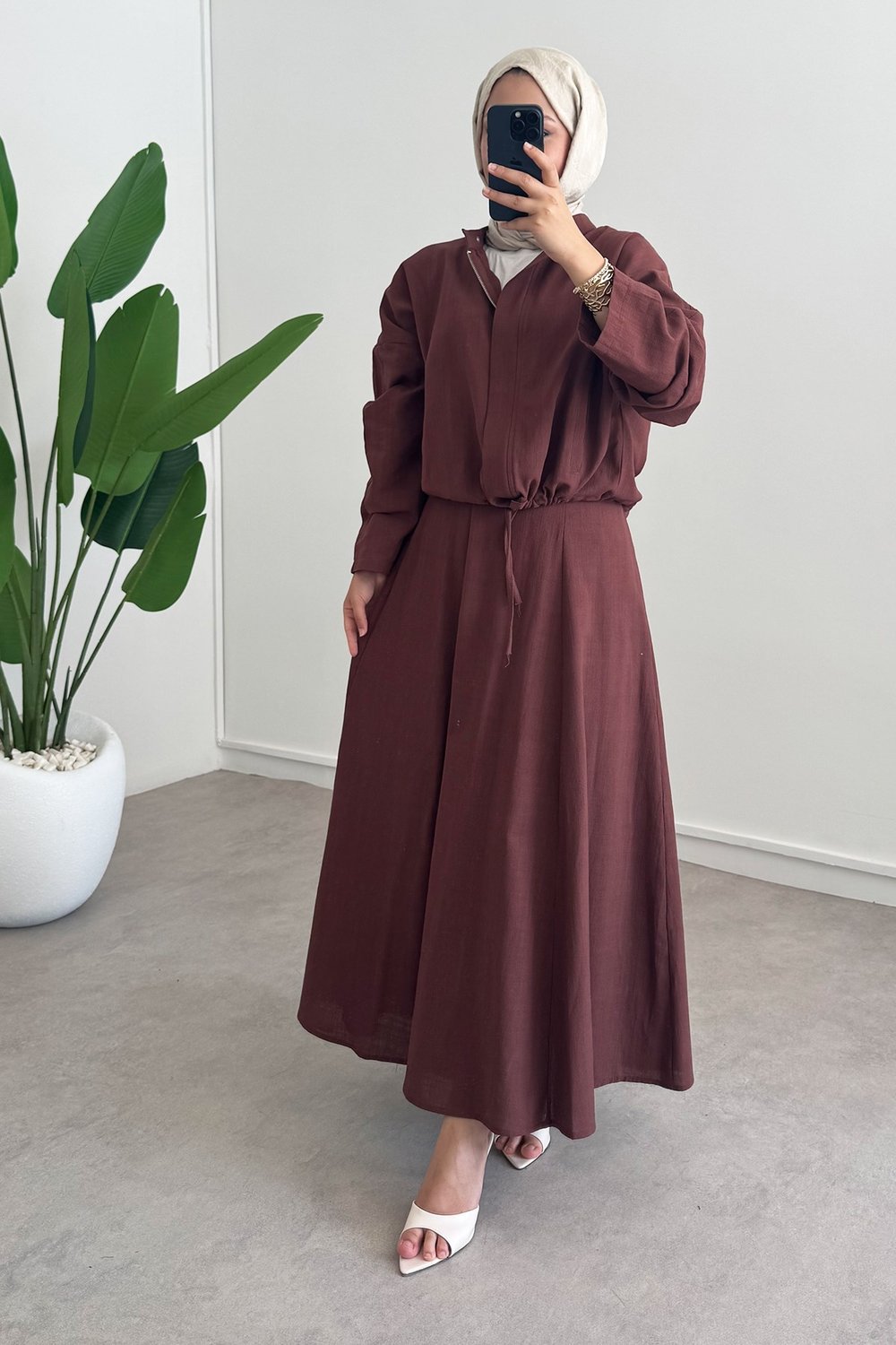 Ceket Keten Takım - Bordo