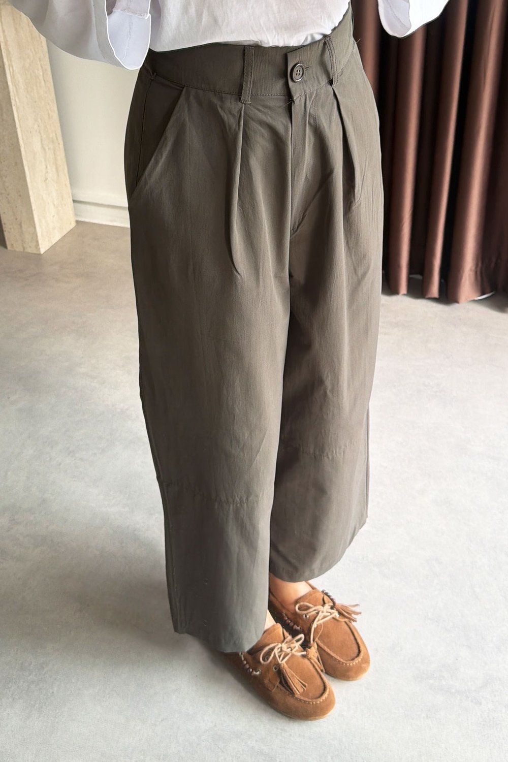 Oversize Pantolon - Haki