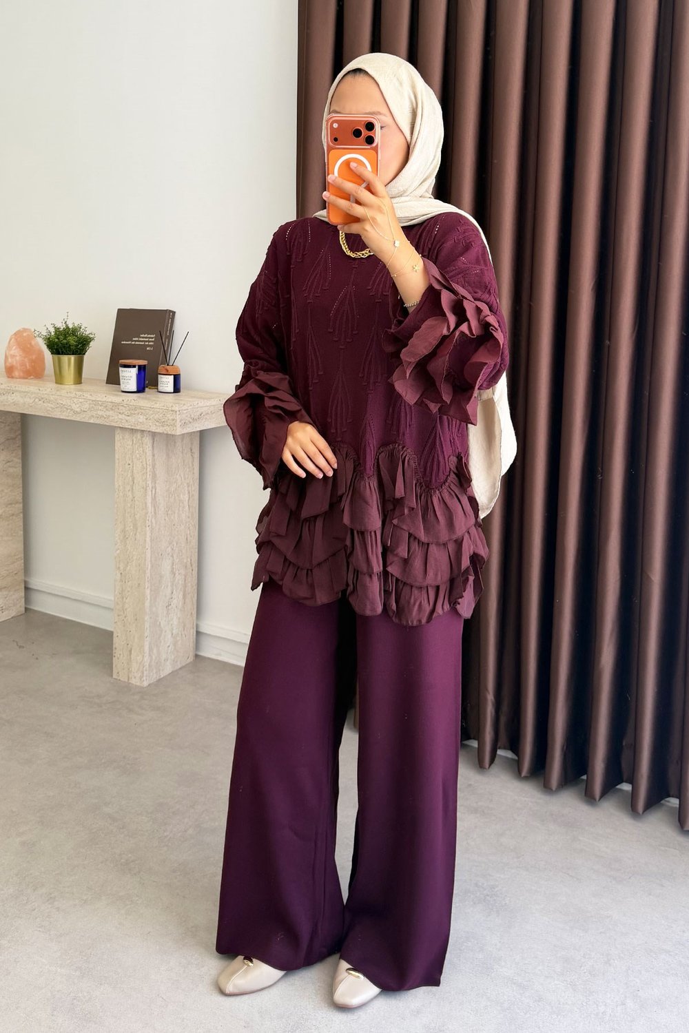 Premium Triko Takım - Bordo