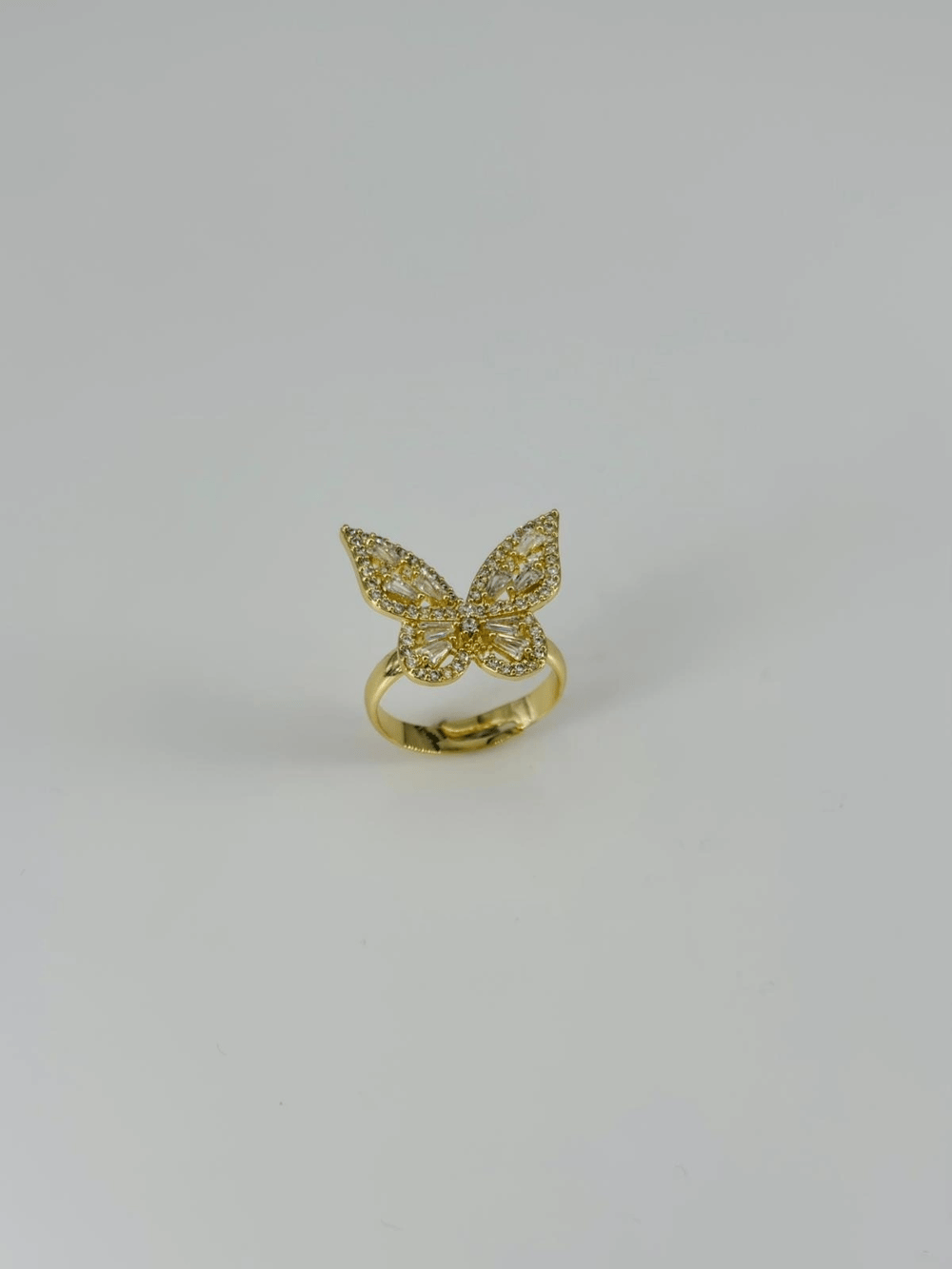 14 K Gold Kaplama Zirkon Taşlı Yüzük