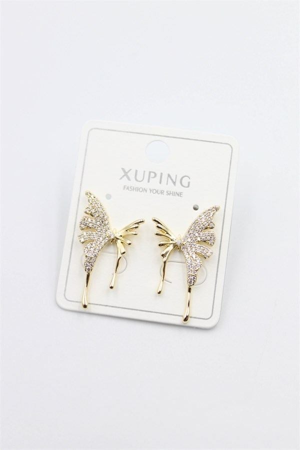 Kelebek Küpe - Altın