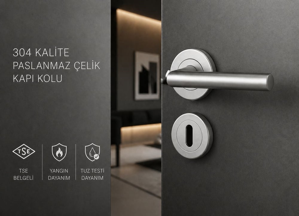 101 Paslanmaz Çelik Kapı Kolu