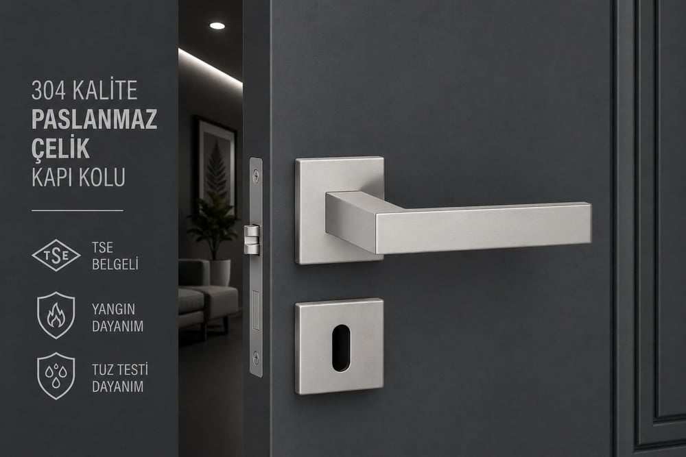 1541K Paslanmaz Çelik Kapı Kolu