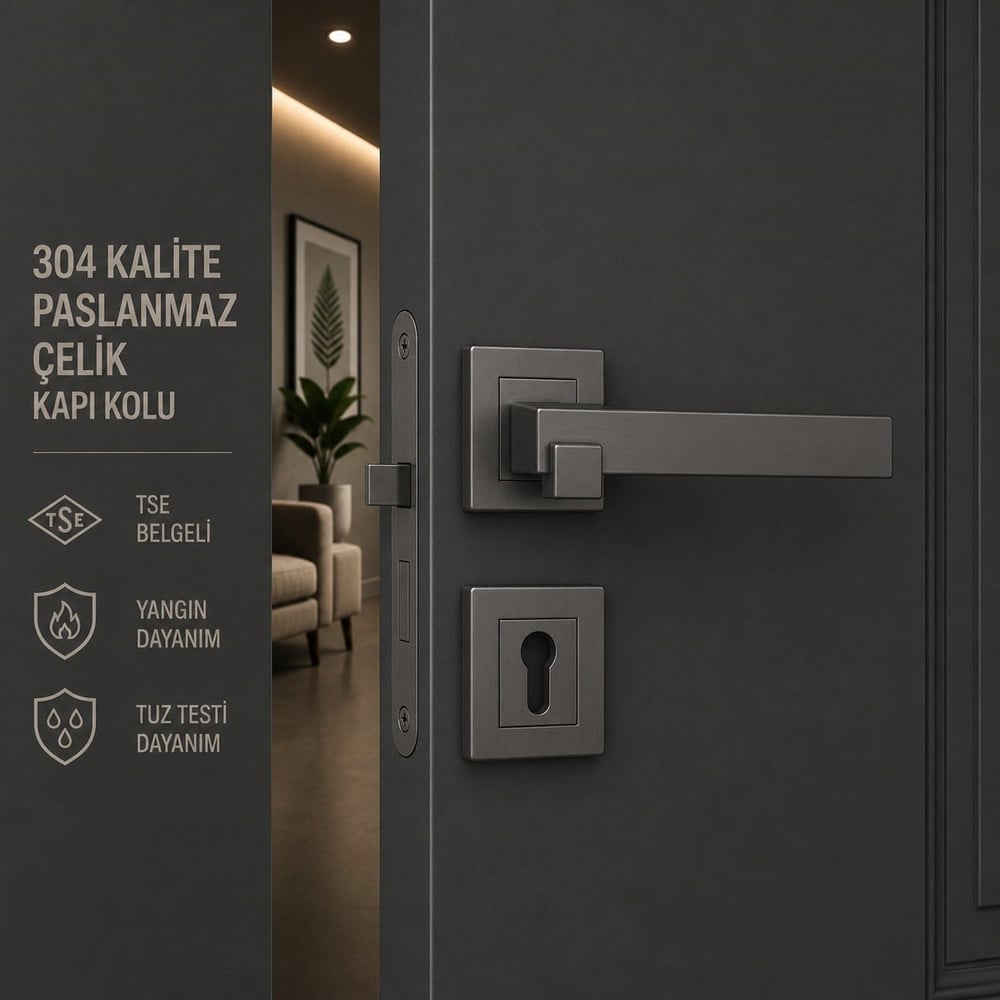 2091K Paslanmaz Çelik Kapı Kolu
