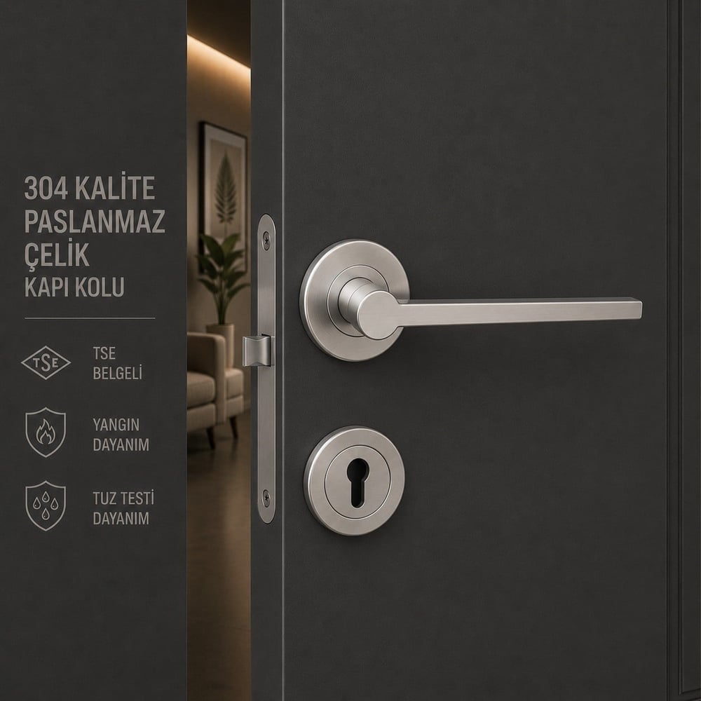 2601 Paslanmaz Çelik Kapı Kolu