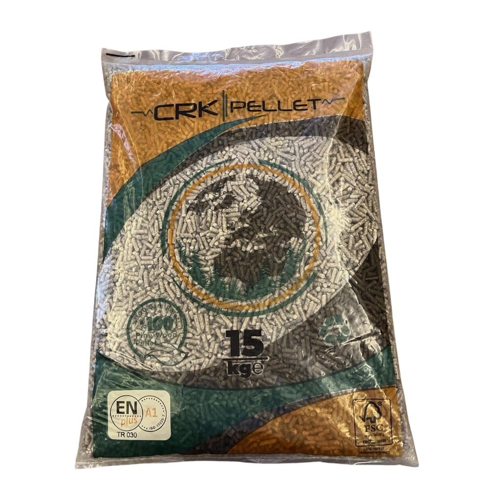 CRK %100 Doğal Çam Peleti 15 Kg (6mm)