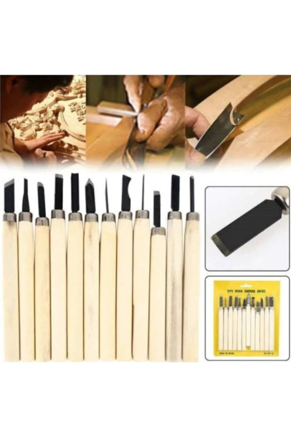 12 Parça Oyma Set