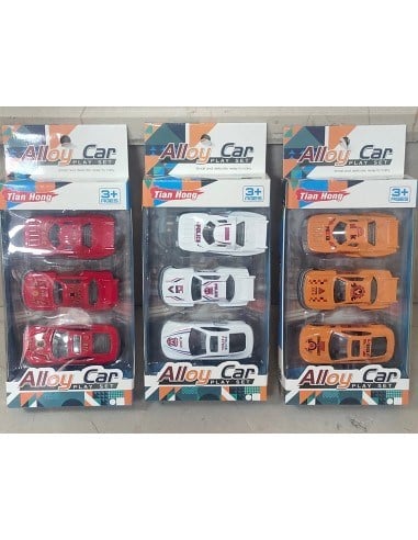 3lü Oyuncak Metal Arabalar Th387