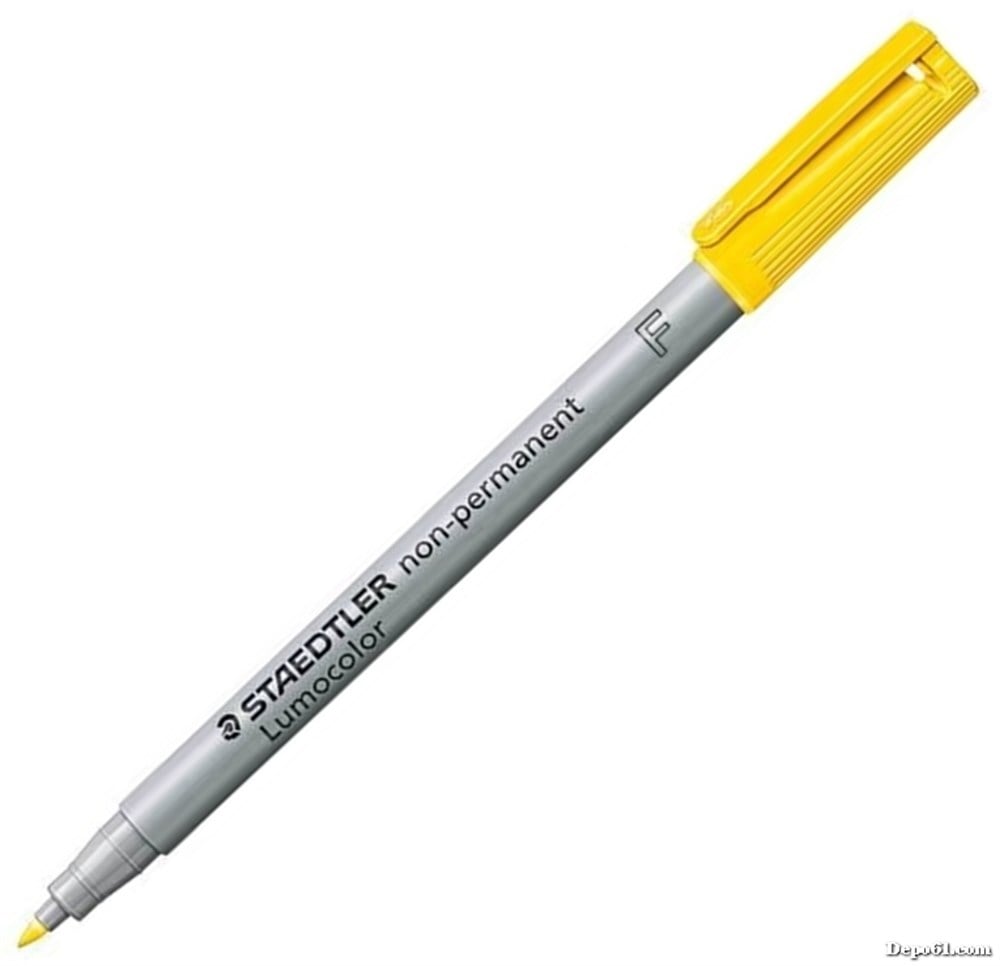 Staedtler Cd Dvd Kalemi Sarı F Lumocolor 