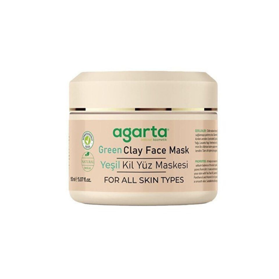 Agarta Doğal Yeşil Kil Maskesi 150 ml