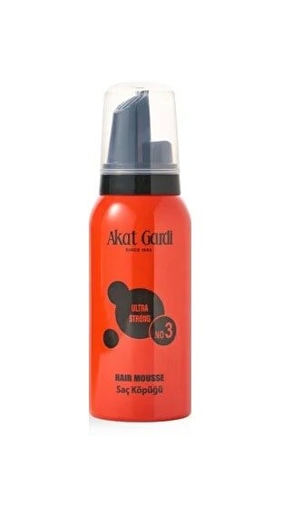 Akat Gardi Saç Köpüğü Ultra Strong No:3 Turuncu 75Ml.