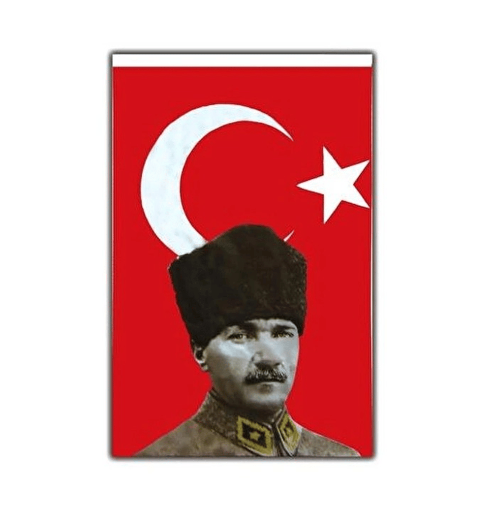 Atatürklü Türk Bayrağı