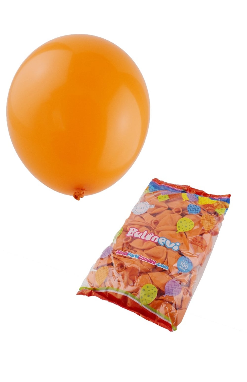 Balonevi Turuncu Balon 12inç