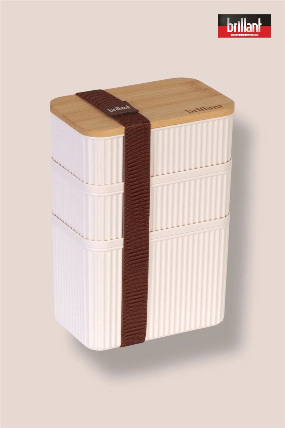 Brillant Zebra Bambu Kapaklı Saklama Kutusu 3 Lü Br-6690 (3509)
