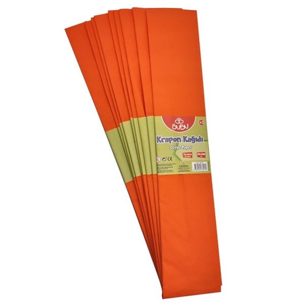 Bu-Bu Krapon Kağıdı Turuncu Kr010