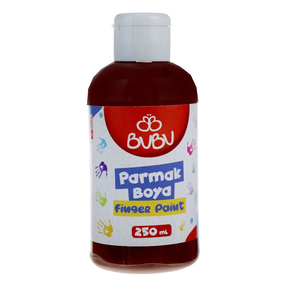 Bu-Bu Parmak Boya 250 Gr. Kahverengi Par020