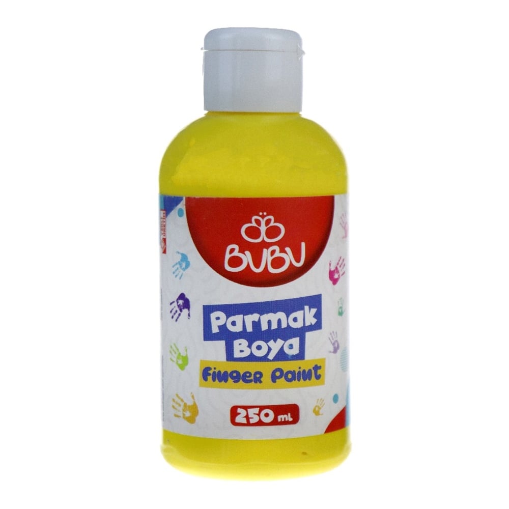 Bu-Bu Parmak Boya 250 Gr. Sarı Par014