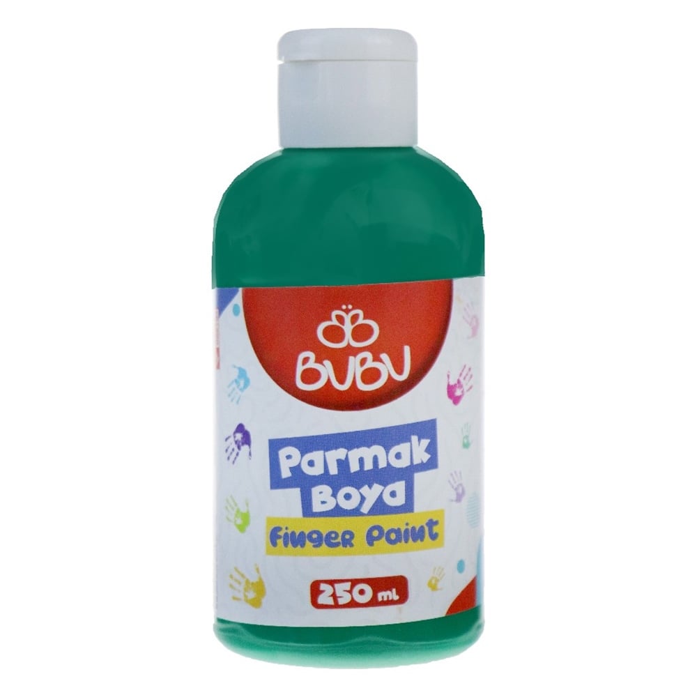 Bu-Bu Parmak Boya 250 Gr. Yeşil Par015