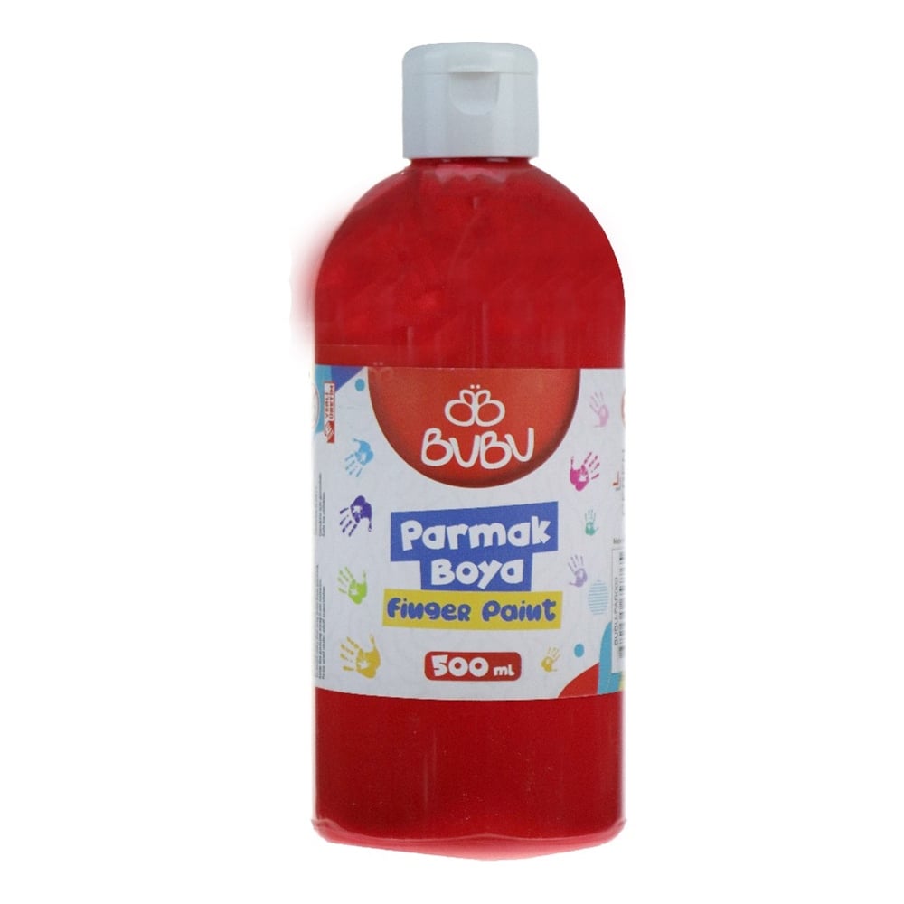 Bu-Bu Parmak Boya 500 Gr. Kırmızı Par003