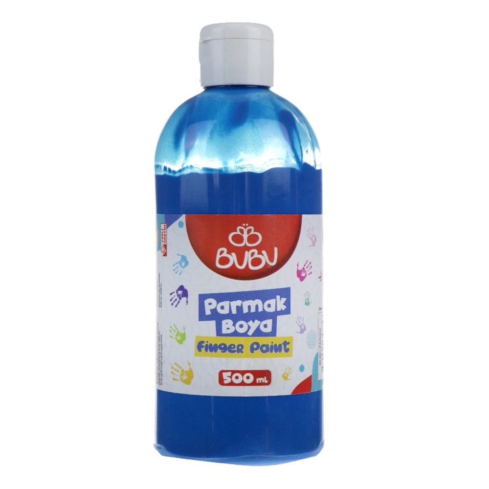 Bu-Bu Parmak Boya 500 Gr. Mavi Par003