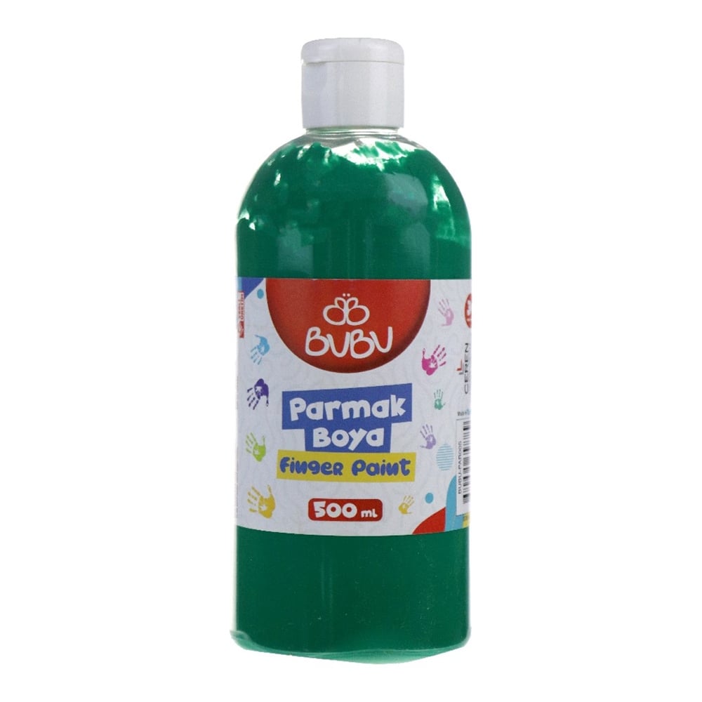 Bu-Bu Parmak Boya 500 Gr. Yeşil Par005