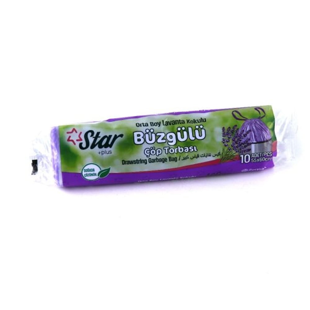 Büzgülü Orta Boy Çöp Poşeti 55x60 10lu
