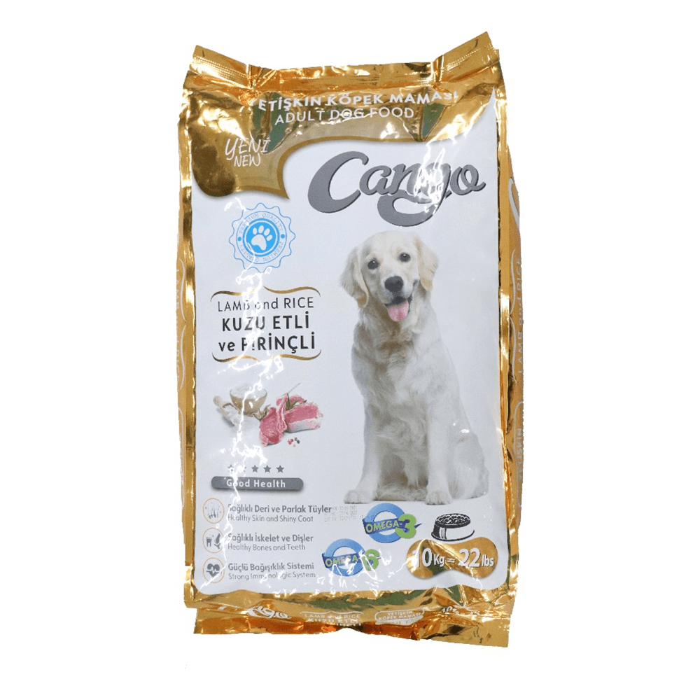 Cango 10 Kg Yetişkin Köpek Maması Biftekli  Kuzu Etli Prinçli