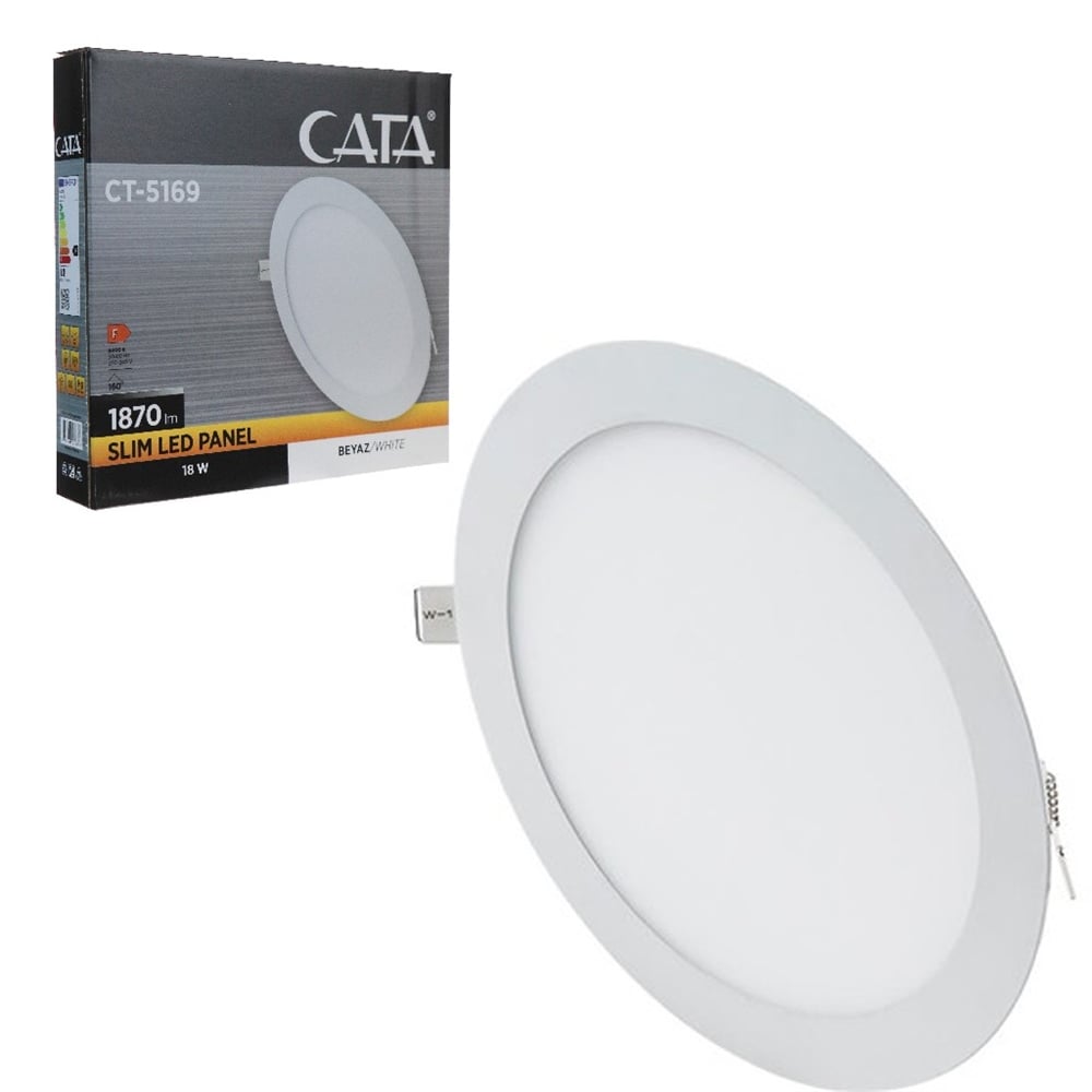 Cata 18w Led Panel Armatür Beyaz Ct-5169
