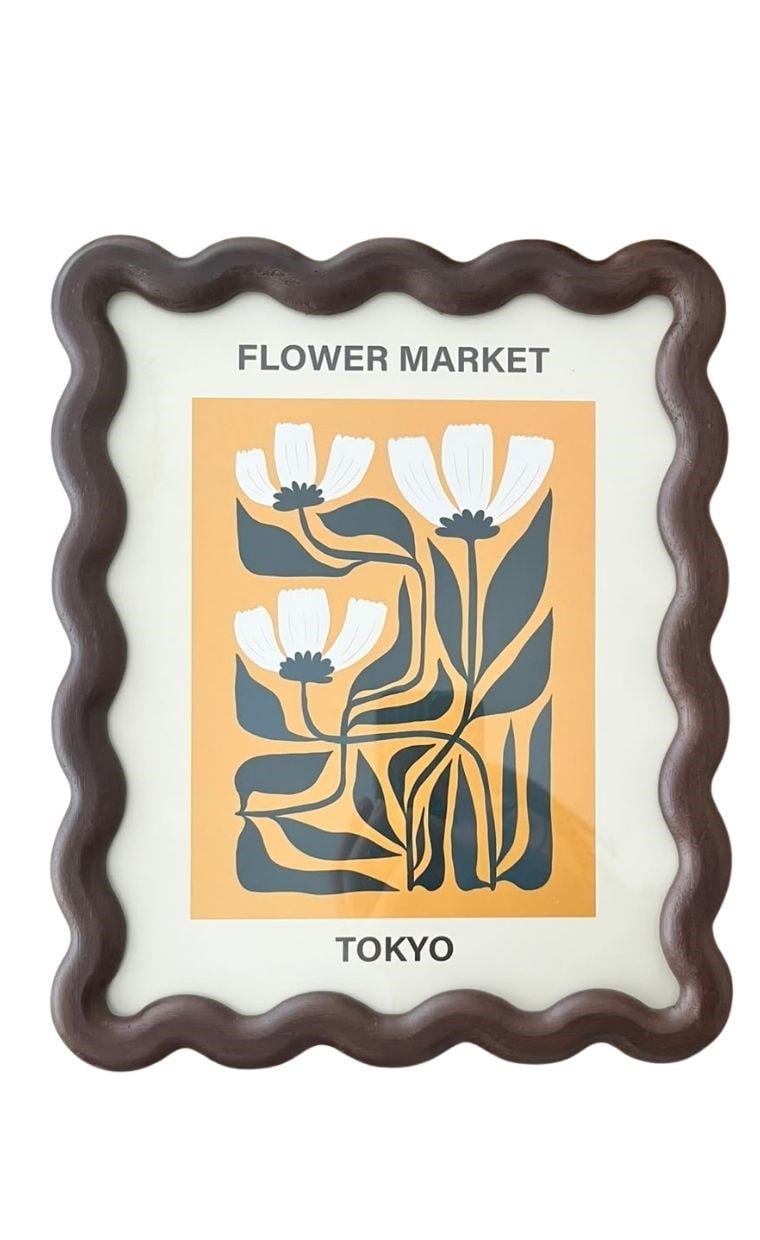 Çerçeve Mien Dalgalı Kenarlı Kahverengi 20x25 cm