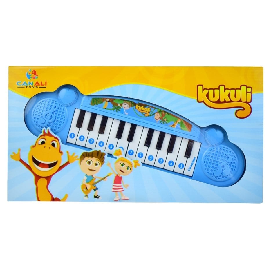 Cnl Kukuli Piyano Oyuncak Mavi 6180