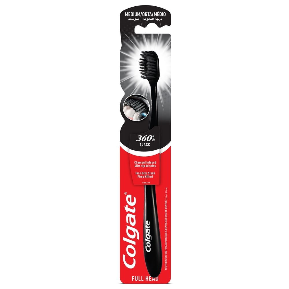 Colgate 360° Siyah Orta Diş Fırçası