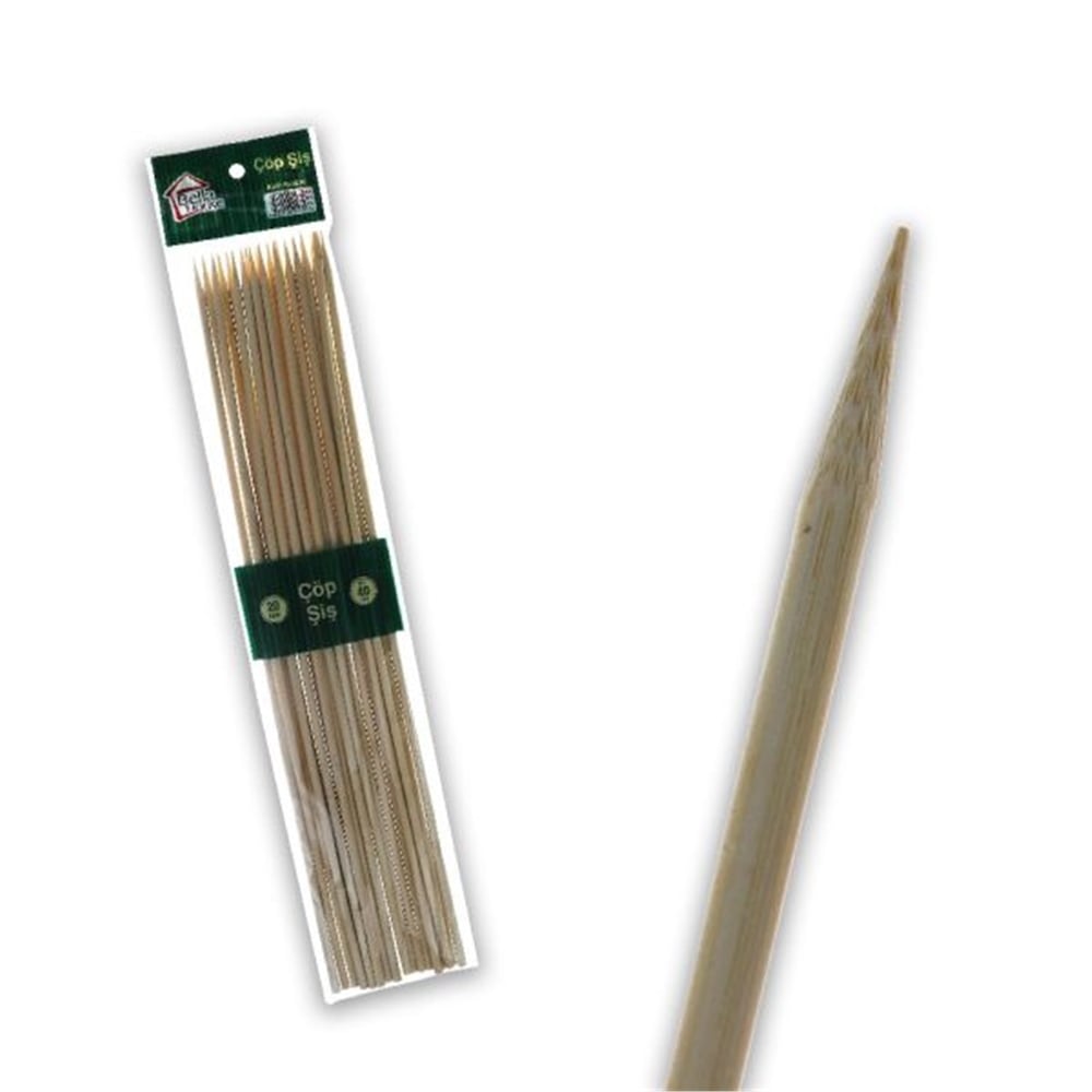 Çöp Şiş 40 Cm 20 Li