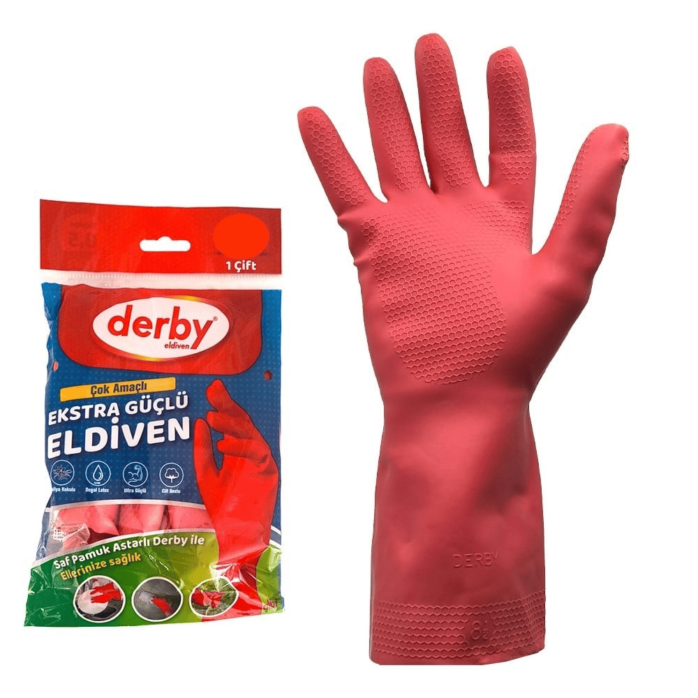 Derby Lastik Eldiven No 8