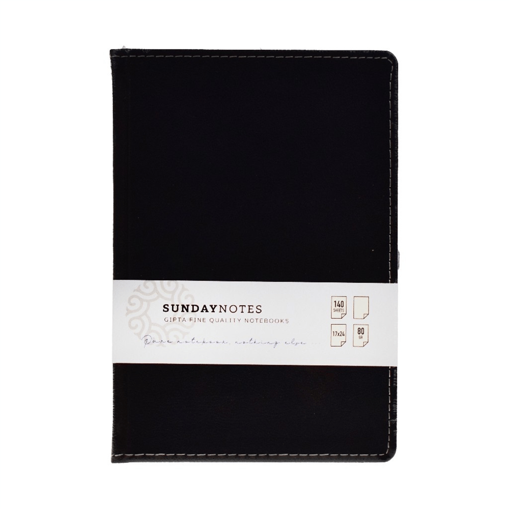 Deri Kapak Çizgisiz Defter