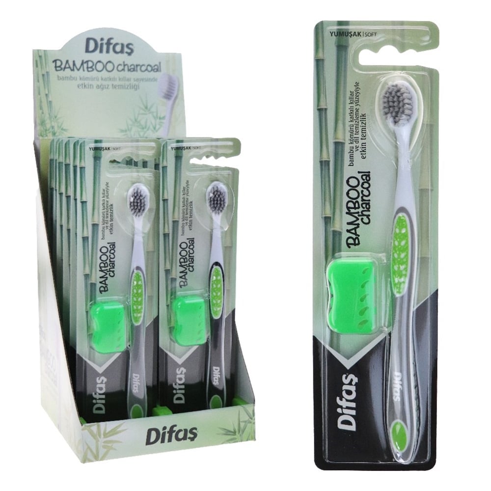 Difaş Bamboo Charcoal Diş Fırçası