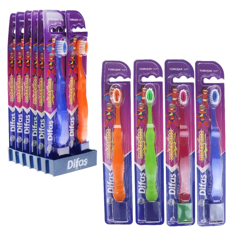 Difaş Süper Kids Çocuk Fırçası