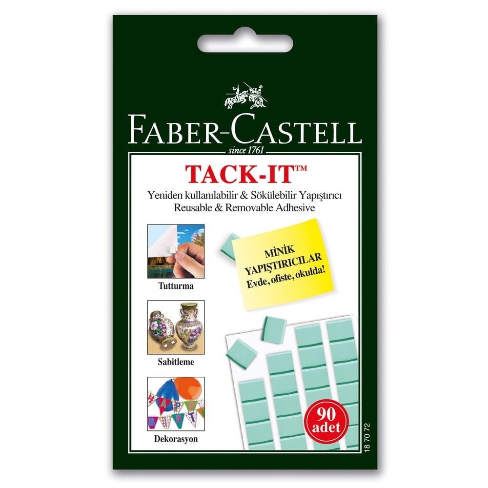 Faber Castell Tack-İt 50 Gr Hamur Yapıştırıcı Yeşil