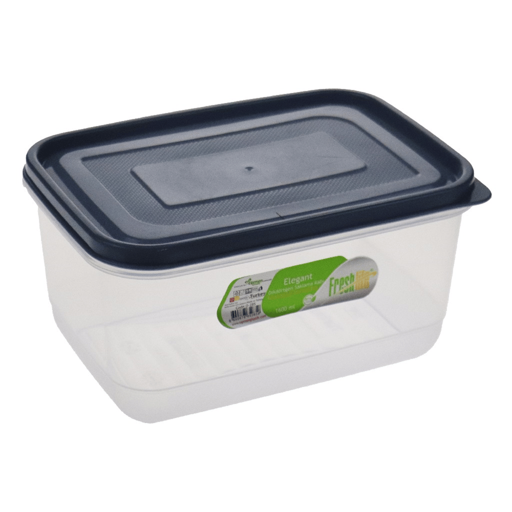 Freshlife Elegant Dikdörtgen Saklama Kabı 1,6lt D-285