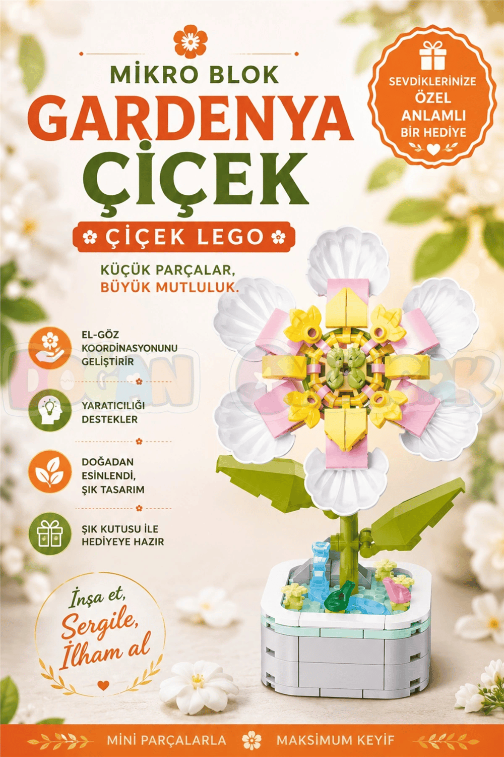 Gardenya Çiçek Lego