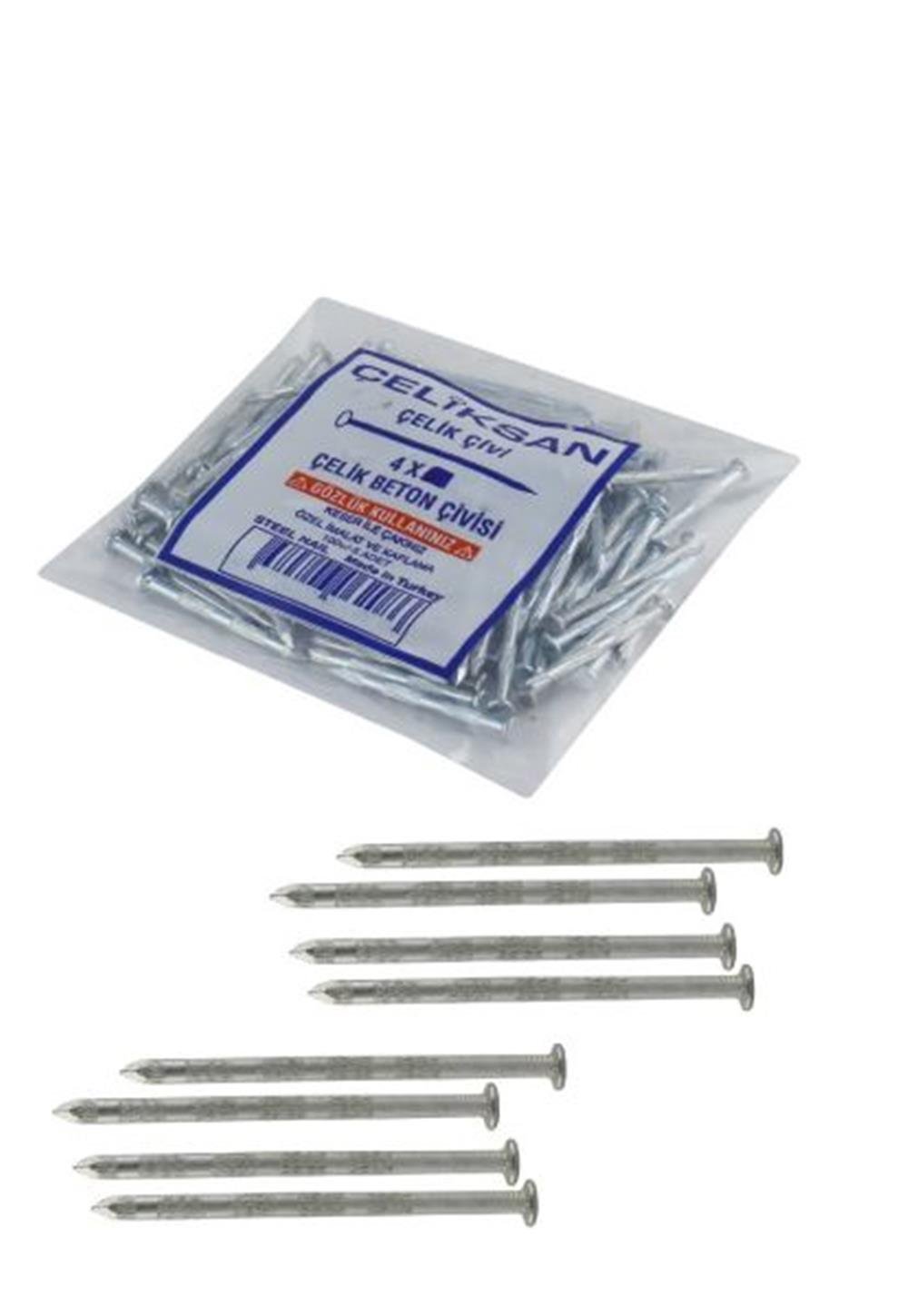 Kanallı Beyaz Çivi 4x60