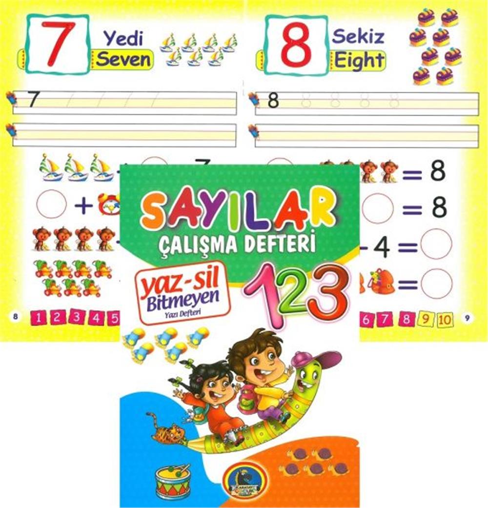 Karatay Yaz-Sil Sayılar Boyama Yeni