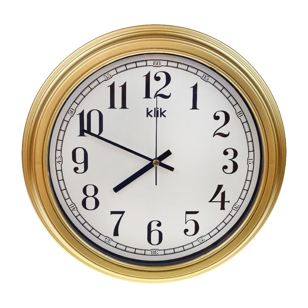 Klik Elıte Duvar Saati Gold