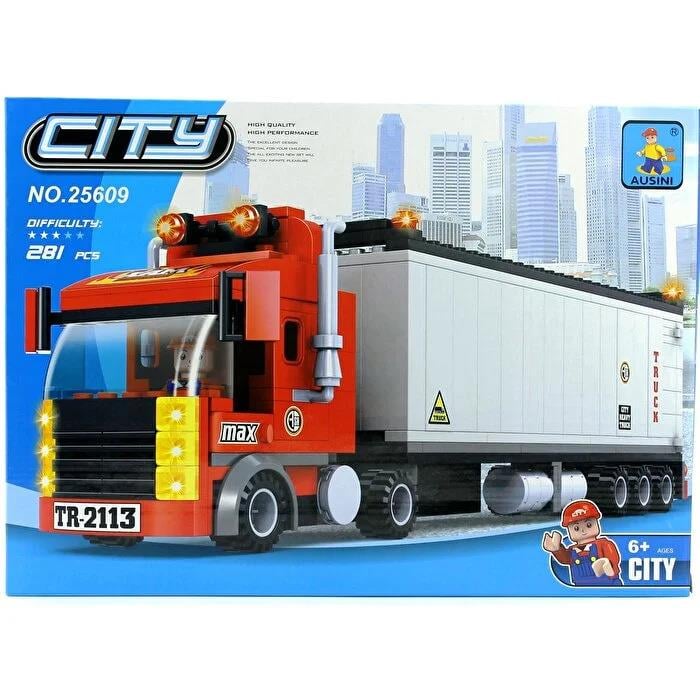 Ausini 281 Parça Tır Kamyonu Oyuncak Lego Seti (25609)