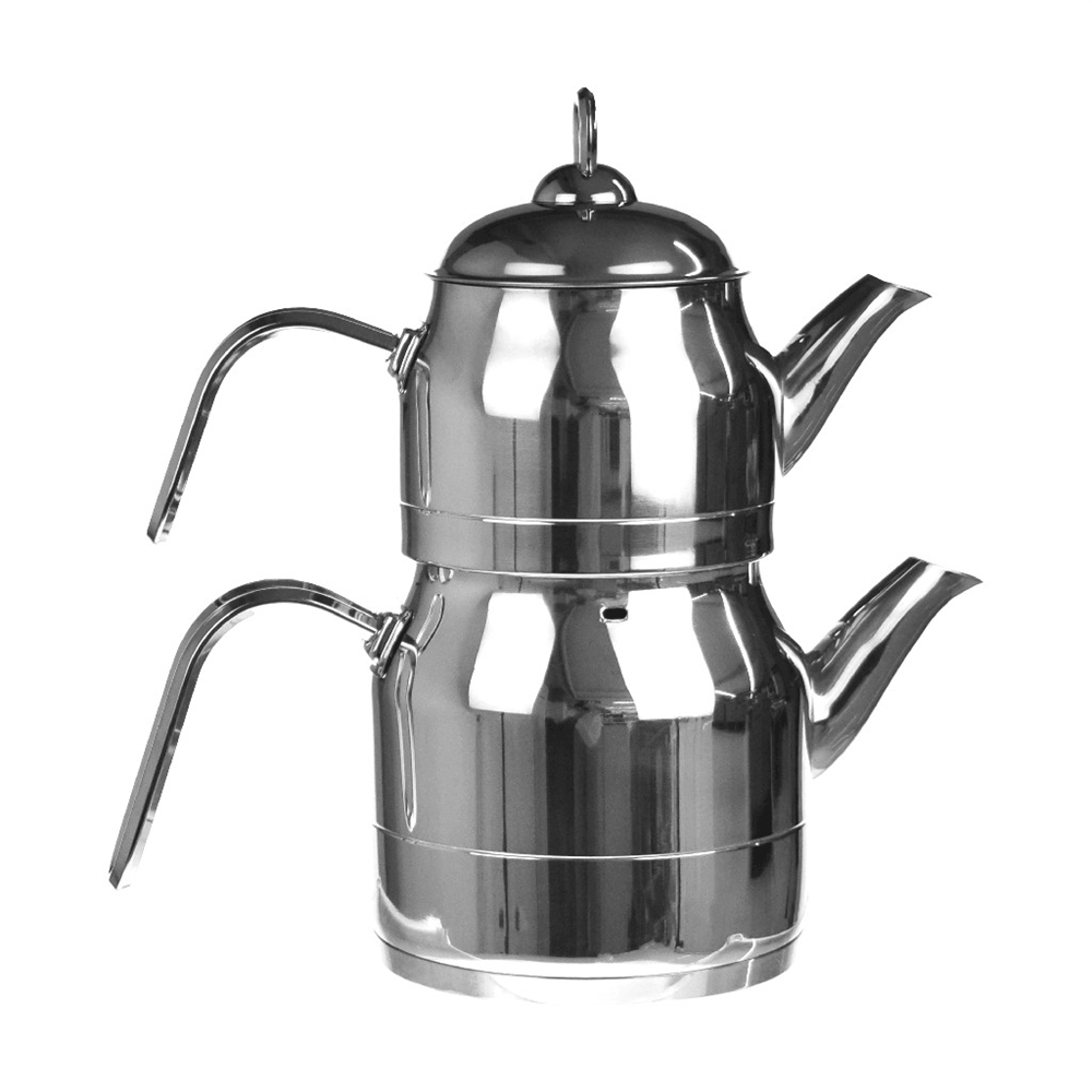 Lines Ayperi Çelik Çaydanlık Orta Boy Metal Kulp No:3 L-3042