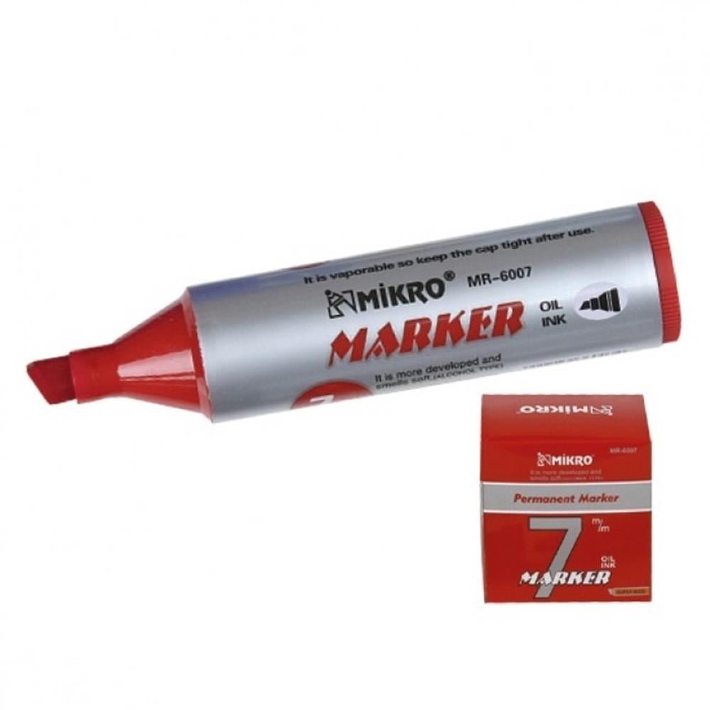 Mikro Jumbo Marker Kırmızı Kalem Mr-6007