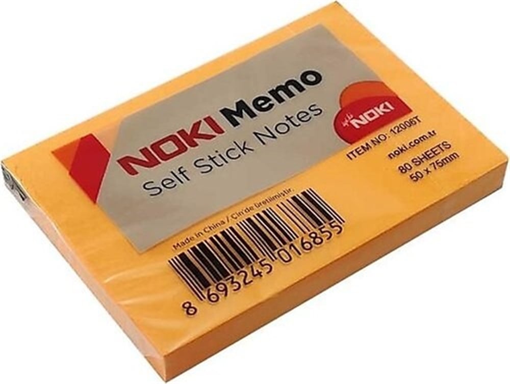 Noki Memo 50*75 Turuncu No:12006t