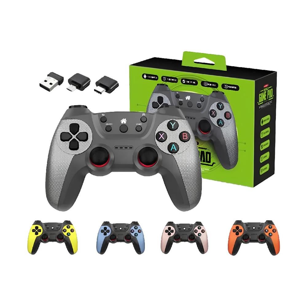 2.4G Kablosuz Gamepad – Android, PC, Smart TV ve Game Stick Uyumlu (USB Alıcılı)