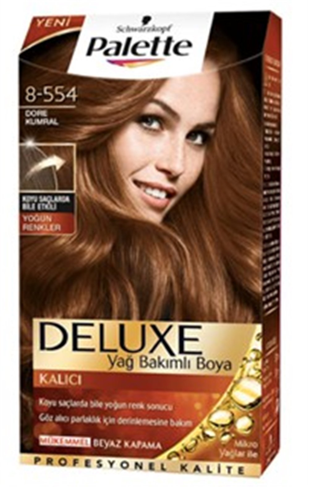 Palette Deluxe Saç Boyası 8-554 Dore Kumral