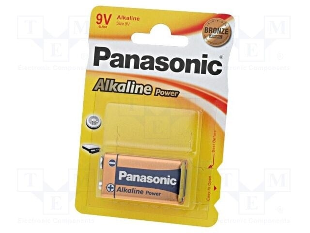 Panasonic 9 Volt Pil 6ur61